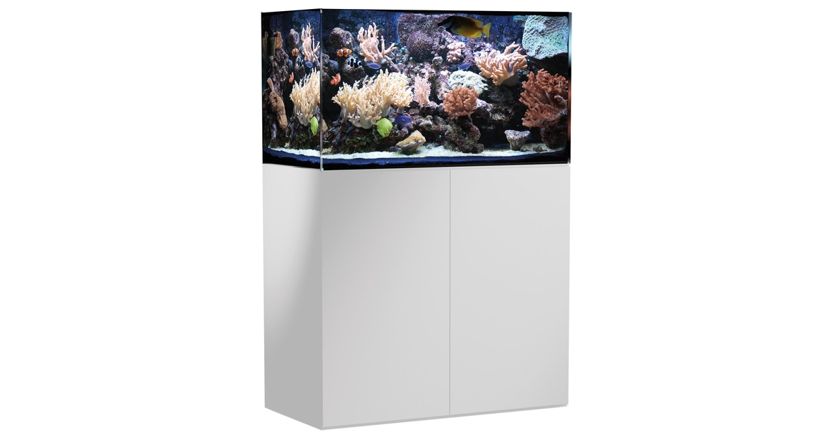 AQUA MEDIC Armatus 300 Blanc kit aquarium eau de mer 250 L avec meuble